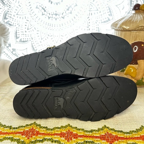 Sorel Black and Red Combat Boots - Picture 7 of 11